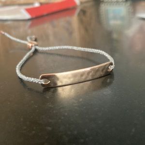 Monica Vinader Havana silver friendship bracelet.